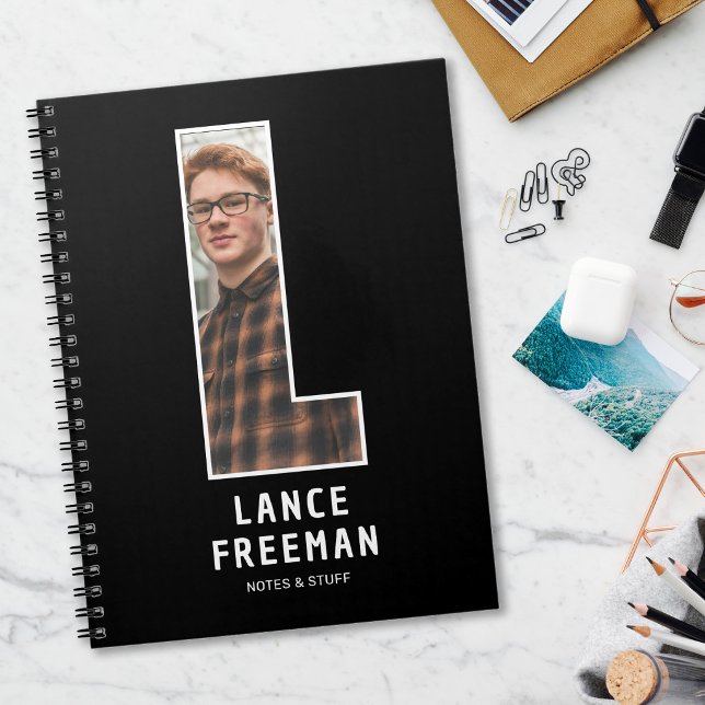 Personalized Photo Monogram Notebook (Creator Uploaded)