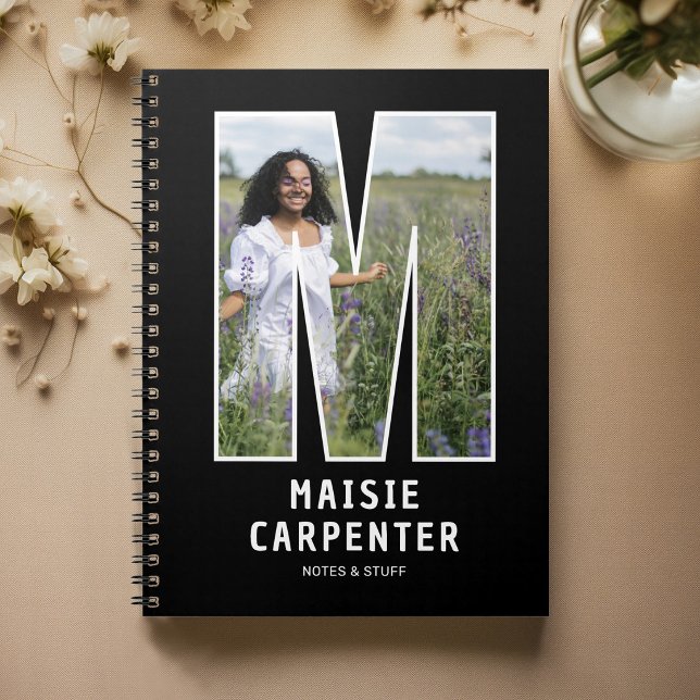 Personalized Photo Monogram Notebook (Creator Uploaded)