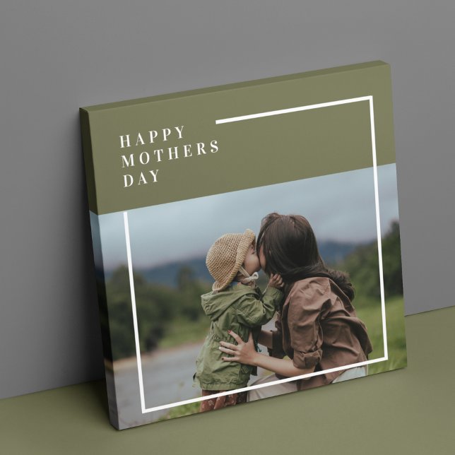 Personalized Photo Mothers Day Gift Canvas Print (Creator Uploaded)