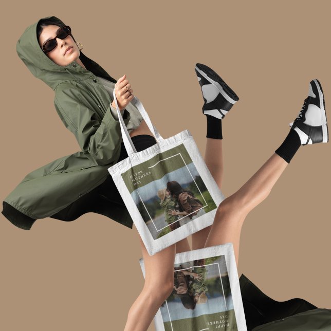 Personalized Photo Mothers Day Gift Tote Bag (Creator Uploaded)