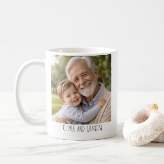 Personalized Photo Mug  – “Best Grandpa Ever”