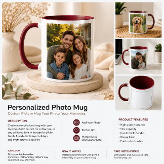 Personalized Photo Mug | Custom Gift