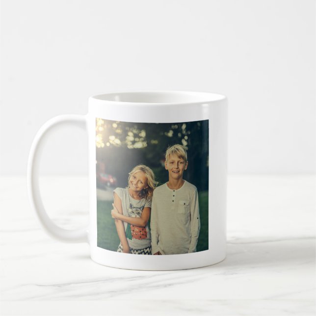 Personalized Photo Mug - With Colored Handle Custo (Gauche)