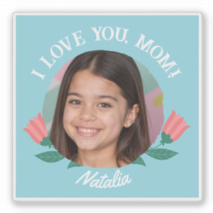 Personalized Photo Name Mother's Day I Love You 