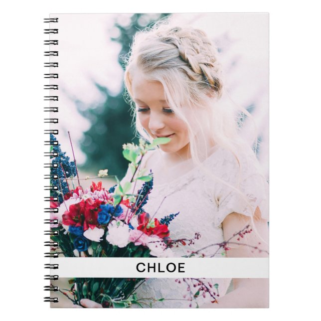 Personalized Photo & Name Notebook (Front)