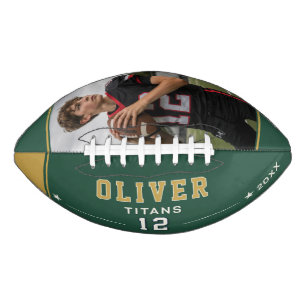 Personalized Photo Name Number Team Gift Football