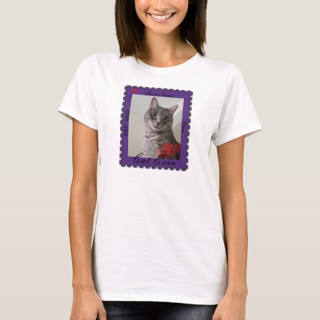 Personalized Photo Name Women's T-Shirt (Front)