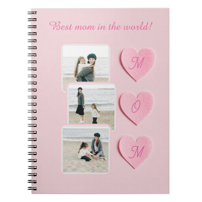 Personalized Photo Notebook Gift-Custom Photo|Text (Front)