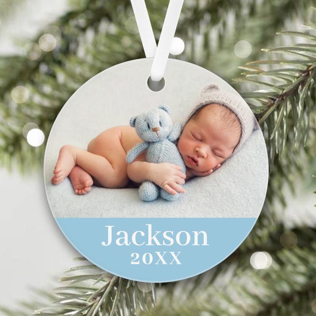 Personalized Photo Ornament | Custom Colour (Creator Uploaded)