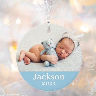 Personalized Photo Ornament Custom Colour