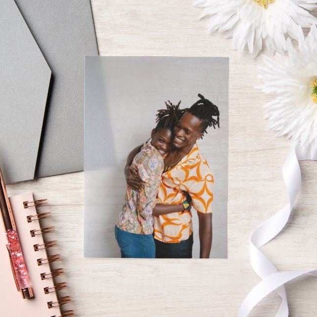 Personalized Photo Overlay Vellum Invitations (Wedding)