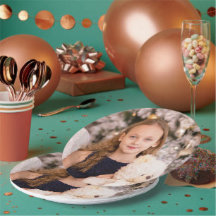Personalized Photo Paper Plate