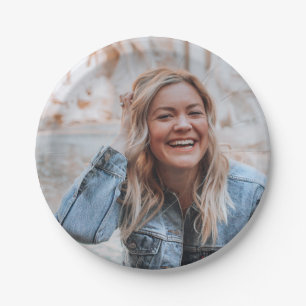 Personalized Photo Paper Plate
