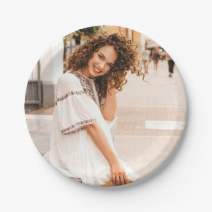 Personalized Photo Paper Plates