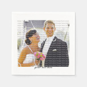 Personalized Photo Party Paper Napkin Set