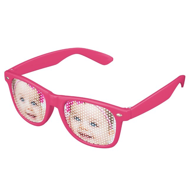 Personalized Photo Party Sunglasses (Angled)