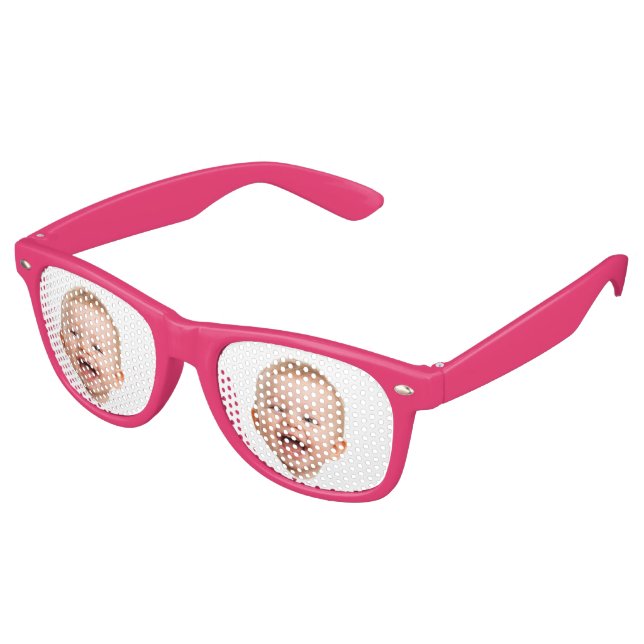 Personalized Photo Party Sunglasses (Angled)