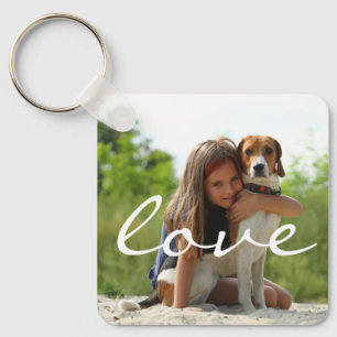 Personalized Photo Pet and Family Keepsake Keychain