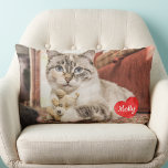 Personalized Photo Pet Dog Family Cat Template Lumbar Pillow<br><div class="desc">Celebrate your best friend with a personalized Pet Pillow . Can be made for Dog Pillows or Cat Pillows,  of best friends and grandparents.
Personalized Photo Pet Dog Family Cat Template Lumbar Pillow.</div>