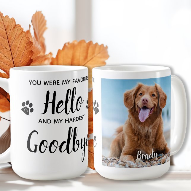 Personalized Photo Pet Memorial Coffee Mug (Creator Uploaded)