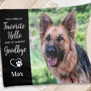 Personalized Photo Pet Memorial Fleece Blanket