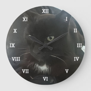 Personalized Photo Pets Family Create your own Large Clock