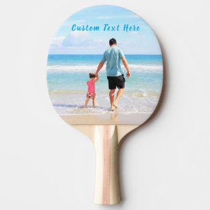 Personalized Photo Ping Pong Paddles Custom Text