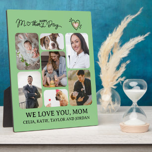 Personalized Photo Plaque Gift for Mom Keepsake
