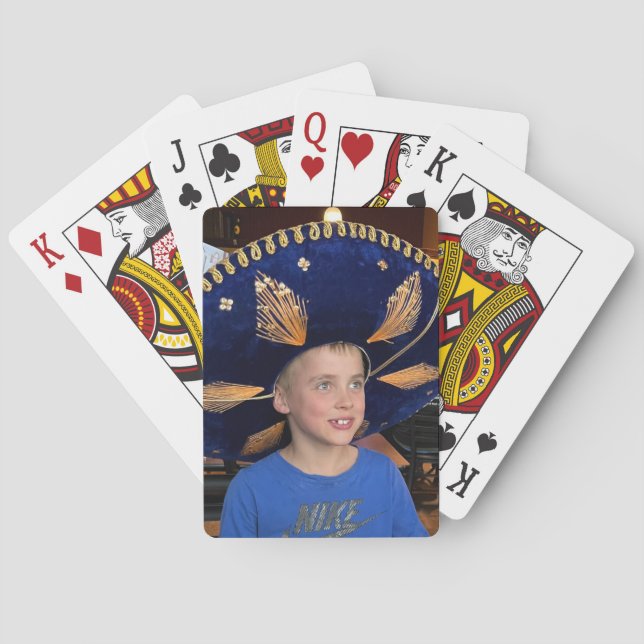 Personalized Photo Playing Cards (Back)