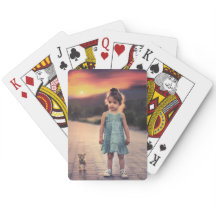 Personalized Photo Poker Cards - Custom Face Card