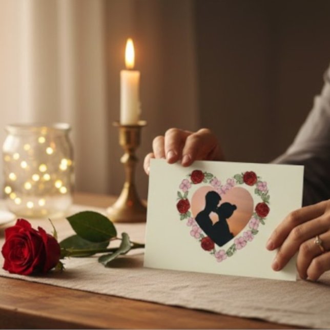 Personalized Photo Postcard - Heart (Creator Uploaded)