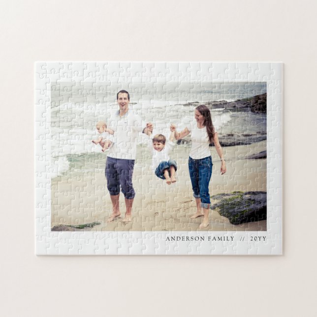 Personalized Photo Print Jigsaw Puzzle (Horizontal)