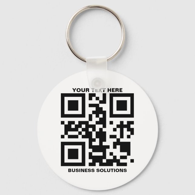 Personalized Photo QR code and/or Logo Coffee Mug  Keychain (Front)