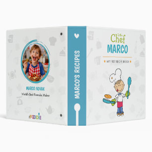 Personalized Photo Recipe Binder for Kids