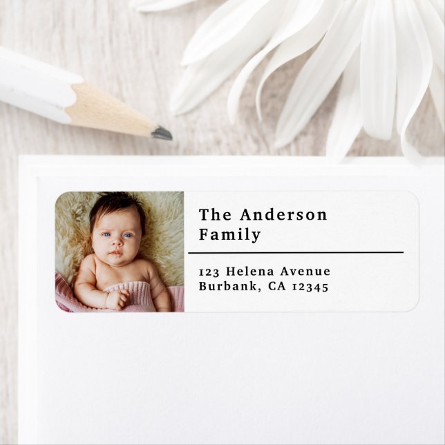 Personalized Photo Return Address Label (Insitu)
