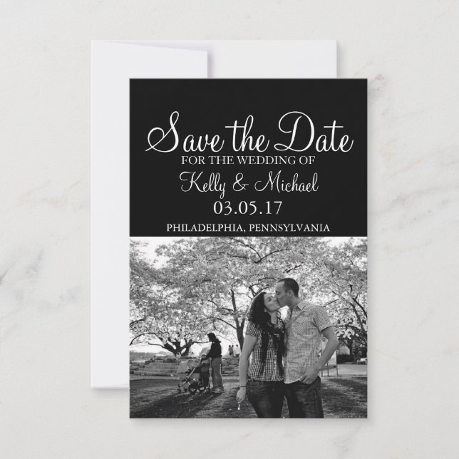 Personalized Photo Save the Date (Front)