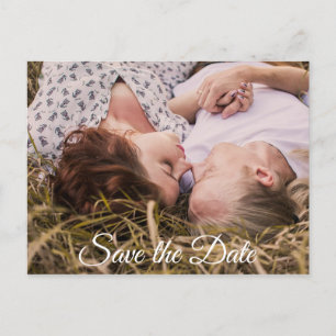 Personalized Photo  Save the Date Postcard