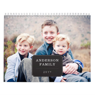 Personalized Photo Seasonal Calendar