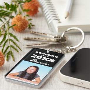 Personalized Photo Senior Class Graduation Keychain
