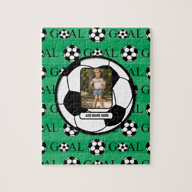 Personalized photo Soccer Jigsaw Puzzle (Vertical)