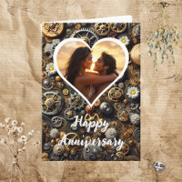 Personalized Photo Steampunk Happy Anniversary