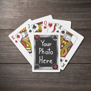 Personalized Photo Suits Poker Playing Cards