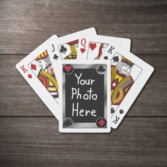 Personalized Photo Suits Poker Playing  Cards (Creator Uploaded)