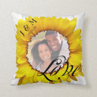 Personalized Photo Sunflower Wedding Names Date