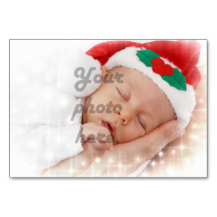 Personalized photo table number