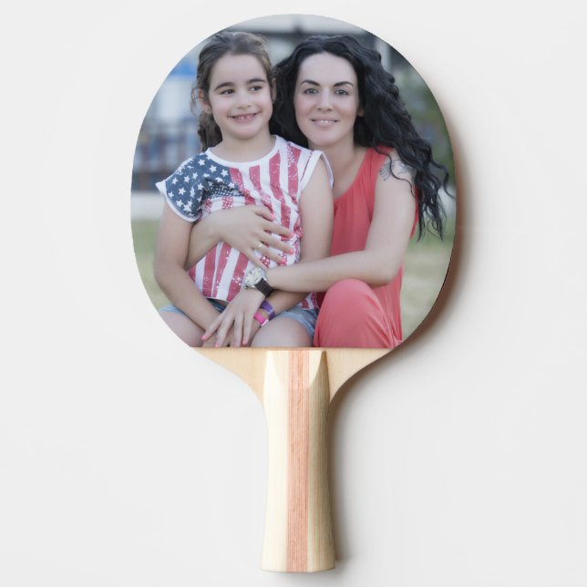 Personalized photo table tennis racket ping pong paddle (Front)