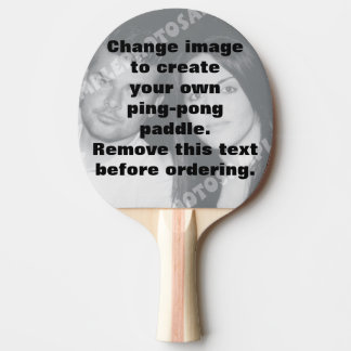 Personalized photo table tennis racket ping pong paddle