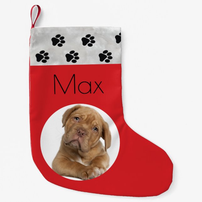 Personalized Photo Template Christmas Stocking (Front)