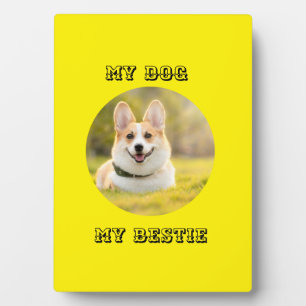Personalized Photo Template for My Dog - My Best Plaque