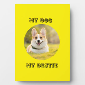 Personalized Photo Template for My Dog - My Best Plaque